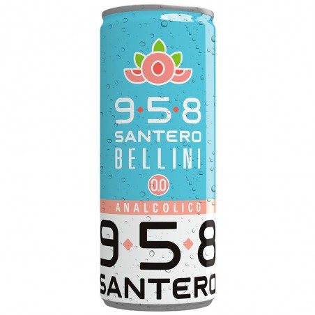 958 Santero Spumante Bellini alkoholfreie Dose 250ml